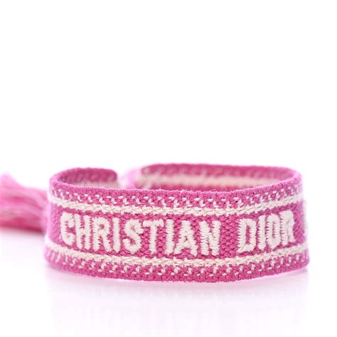 armband silber christian dior al|Dior pink bracelet.